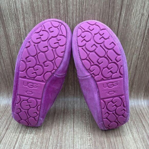 UGG Ansley Women’s Purple/Pink Slip On Loafers Slippers Moccasins Size 9 READ - Picture 5 of 9